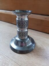 Vintage pewter candle for sale  Shipping to Ireland