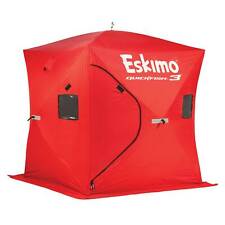Eskimo QuickFish 3 Pop Up Ice Fishing Shanty Shack Shelter Hut (For Parts) for sale  Lincoln