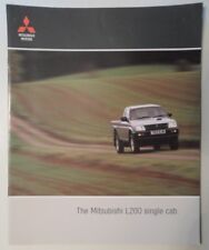 Mitsubishi l200 single for sale  BENFLEET