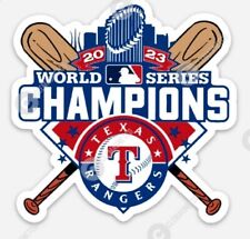 Usado, PEGATINA de los Campeones de la Serie Mundial de los Texas Rangers 2023 - CALCOMANÍA de béisbol de Texas de MLB segunda mano  Embacar hacia Argentina