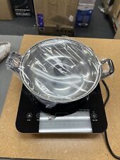 Usado, Cooktop de indução portátil bancada fogão queimador placa quente 2200W/1800W comprar usado  Enviando para Brazil