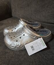 Lined crocs silver for sale  Castle Rock