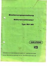 Grundig bedienungsanleitung r� gebraucht kaufen  Thiede