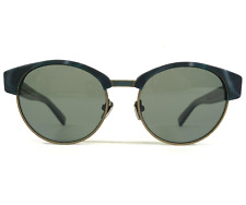 Óculos de sol Morgenthal Frederics 817 GEOFF azul cinza armação redonda lentes verdes comprar usado  Enviando para Brazil