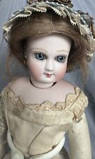 Used, Antique Bisque French Fashion Doll Jumeau 13” 2/0 Glass Eyes Turn Head for sale  Shipping to South Africa