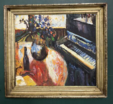 Original Antique Impressionist French Still Life Oil On Board Painting, used for sale  Shipping to South Africa