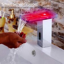 Water Saving Hands Free Automatic Infrared Sensor Tap Bathroom LED Sensor Faucet for sale  Shipping to South Africa