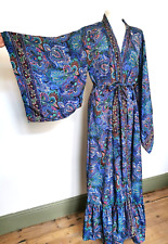 Long kimono blue for sale  CARDIFF