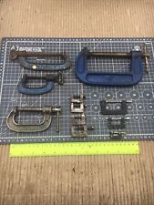 Job Lot 11 off  Various Sizes G / C Clamp Vice Vise Hand Work Holder DIY Wood, used for sale  Shipping to South Africa