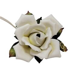 White ceramic rose for sale  Hastings