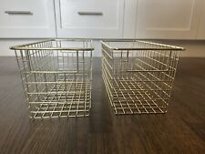 Gold wire basket for sale  San Diego