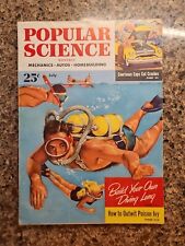 Popular Science julho 1953 MERGULHO Construa seu próprio pulmão de mergulho comprar usado  Enviando para Brazil