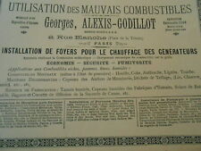 Publicité 1899 georges d'occasion  La Verpillière