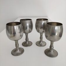 Vintage pewter goblets for sale  MANSFIELD