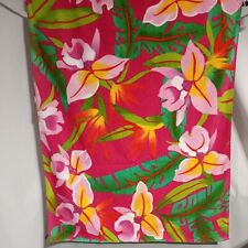 Usado, Toalha de praia Bahia por Dohler linda colorida algodão havaiano grande 36"X 66" comprar usado  Enviando para Brazil