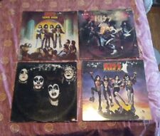 Lote de 4 discos de vinil KISS Alive Destroyer Love Gun originais da década de 1970 comprar usado  Enviando para Brazil