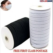 Flat white elastic for sale  Shipping to Ireland
