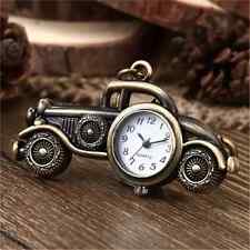 Chaveiro de carros clássicos relógio criativo bronze chaveiro novidade relógio de quartzo bolso comprar usado  Enviando para Brazil