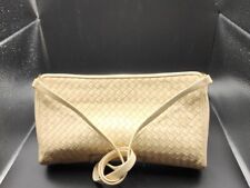 Bolsa de ombro de couro tecido cor creme manteiga clutch comprar usado  Enviando para Brazil