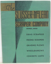 Usado, Catálogo Slusser-McLean Scraper Company – Raspadores, carrinhos de mão e carrinhos c1930 comprar usado  Enviando para Brazil