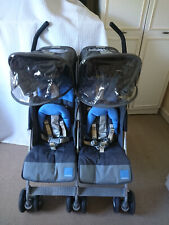 MACLAREN TWIN TECHNO DOUBLE BUGGY STROLLER COLLECTION ONLY FROM NP11 for sale  NEWPORT