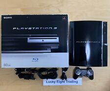 Caja de consola PS3 negra transparente CECHA 60 GB PlayStation 3 grasa [CAJA] segunda mano  Embacar hacia Argentina