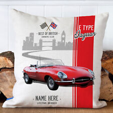 Personalised jaguar cushion for sale  BRIDGNORTH