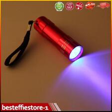 9 LED UV-Taschenlampe 395NM Ultraviolett-Taschenlampe Haustier Urin Detektor comprar usado  Enviando para Brazil