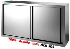 Usato, Pensile 80x40x65 In Acciaio Inox 100% AISI 304 18/10 Armadiato Professionale  usato  Riccione
