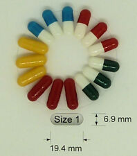 Simply Capsules - Gelatina vazia colorida tamanho 1 comprar usado  Enviando para Brazil