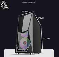 Gaming Midi Tower PC ATX Micro-ATX Mini-ITX Gehäuse Gamer Case USB 3.0 OVP #W comprar usado  Enviando para Brazil