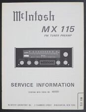 Riginal mcintosh mx115 gebraucht kaufen  Marpingen