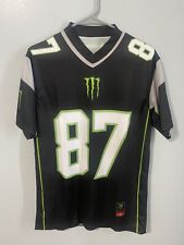 Camiseta masculina de futebol Rob Gronkowski Monster Energy tamanho pequeno Ridell Gronk NFL comprar usado  Enviando para Brazil