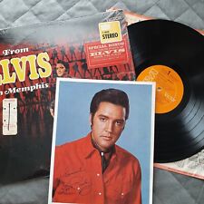 Elvis Presley DE ELVIS EM MEMPHIS LSP-4155 (ORIGINAL DOS EUA 1969) ADESIVO COM FOTO comprar usado  Enviando para Brazil