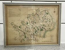 Old framed map for sale  SALISBURY