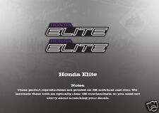 VINTAGE HONDA ELITE DECALS GRAPHICS LIKE NOS for sale  Shipping to South Africa