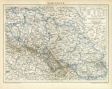 Schlesien historische landkart gebraucht kaufen  GÖ-Weende,-Roringen