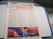 Buyers guide rover for sale  Shipping to Ireland