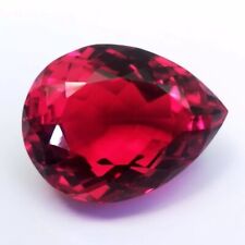 Piedra preciosa suelta corte pera topacio rosa-rojo brasileño certificado natural de 126 quilates segunda mano  Embacar hacia Argentina