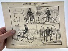 Antique 1887 bicycling for sale  SHREWSBURY
