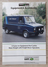 Freight Rover Sherpa Accessories & Equipment Brochure / Leaflet c.1985 for sale  Shipping to South Africa