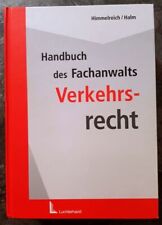 Handbuch fachanwalts verkehrsr gebraucht kaufen  Pilsach