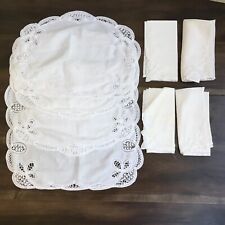 lace napkin placemat set for sale  Taylors