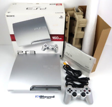 Console Sony PlayStation 3 PS3 CECH-2500A prata acetinada 160GB comprar usado  Enviando para Brazil