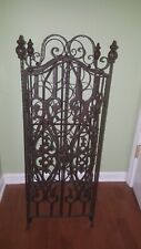 Vintage Wrought Iron 20 Bottle Wine Holder 38" Floor Rack Bottle Cabinet Display, used for sale  Shipping to South Africa