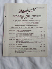 Bamfords machines engines for sale  GLOUCESTER