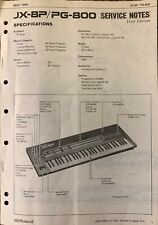 Manual de serviço de teclado Roland JX-8P PG-800 comprar usado  Enviando para Brazil