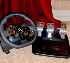 Logitech G G923 USB Steering Wheel + Pedals PC, Ps4, Ps5 - Black, used for sale  Shipping to South Africa