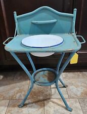 Used, Antique Child Play Wash Stand with Enamel Bowl for sale  Shipping to South Africa