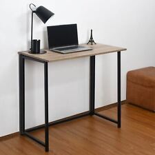 Computadora plegable escritorio superior de madera plegable mesa de estudio portátil hogar oficina PC segunda mano  Embacar hacia Mexico